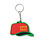 Cash Only Hat Rubber Keychain - Multi