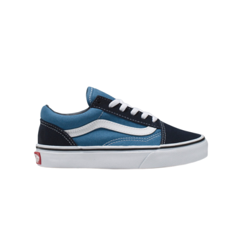 Vans Old Skool Enfants - Marine/Blanc Véritable