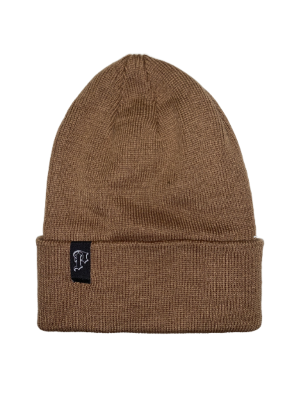 Palm Isle Perrier Classic Beanie - Saddle