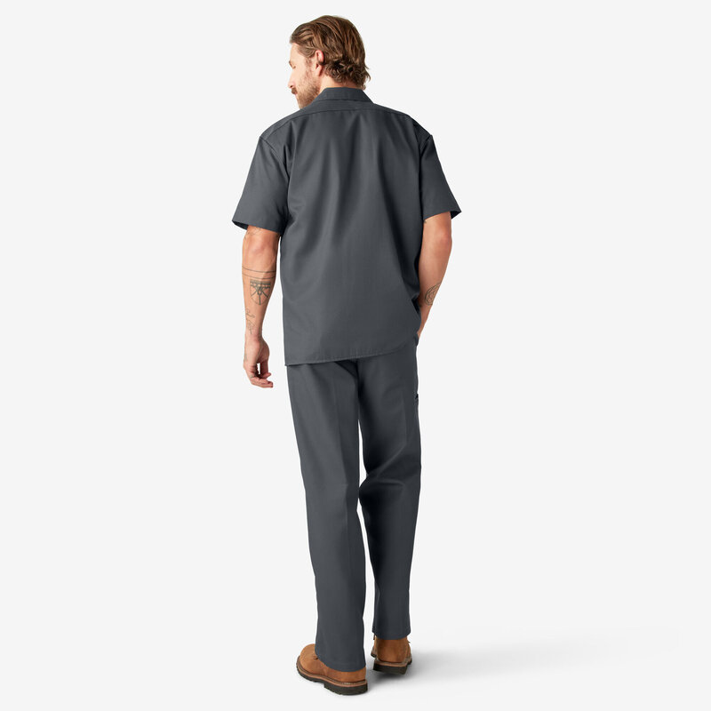 Dickies Chemise de Travail à Manches Courtes - Gris Charbon (CH)