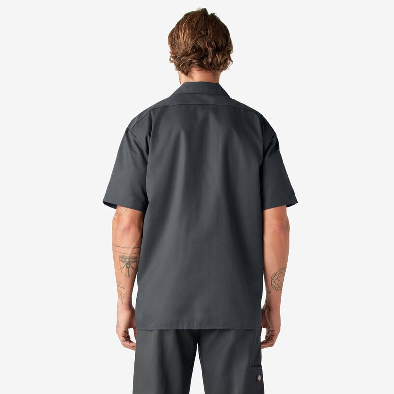 Dickies Chemise de Travail à Manches Courtes - Gris Charbon (CH)