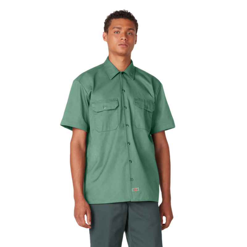 Dickies Short Sleeve Work Shirt - Dark Ivy (D2I)