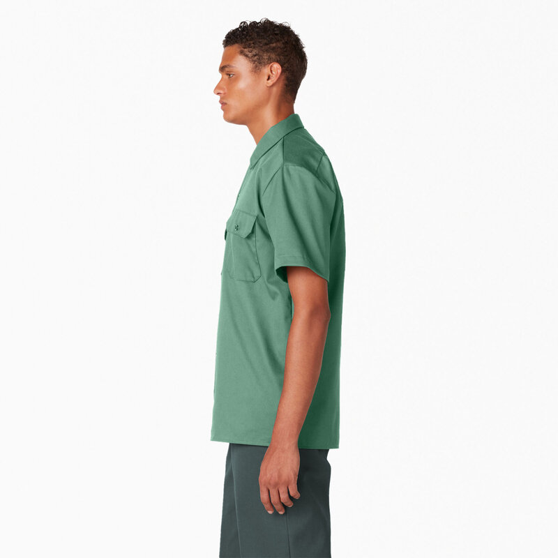 Dickies Short Sleeve Work Shirt - Dark Ivy (D2I)