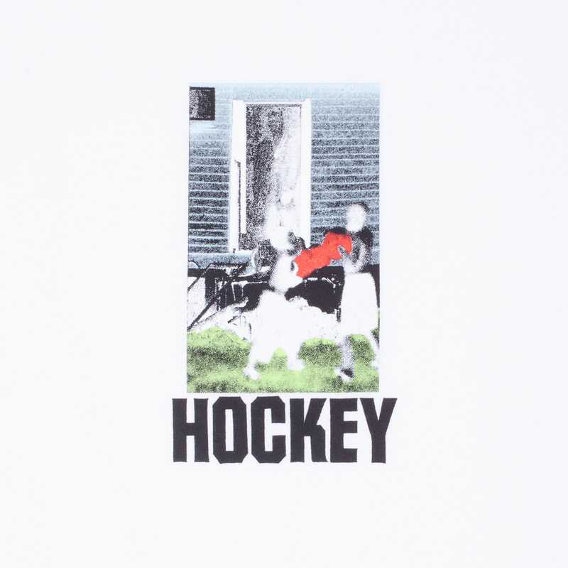 Hockey Front Yard T-Shirt - Blanc