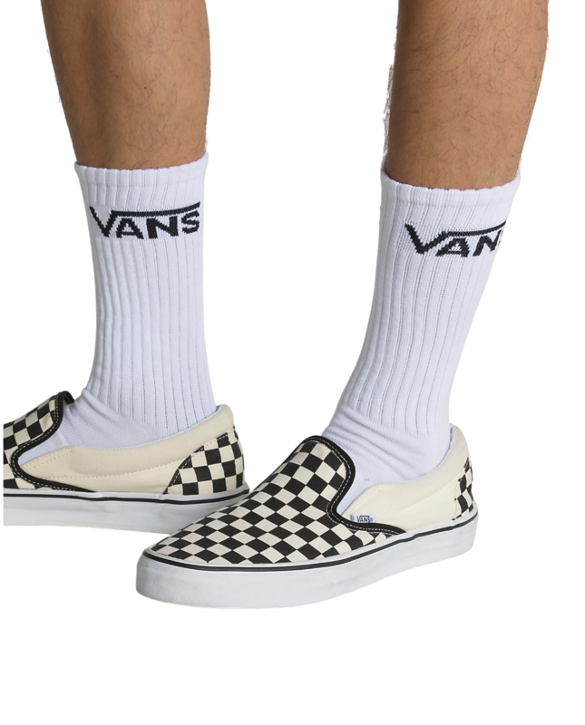 Vans Classic Crew 3-Pack Socks - White