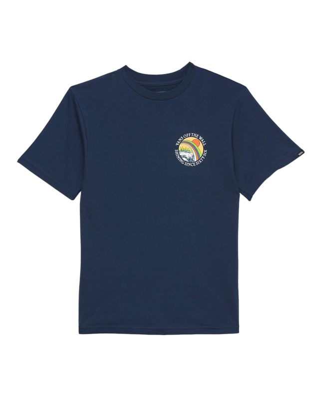 Vans Rainbow Falls T-Shirt d'Enfants - Robe Bleue