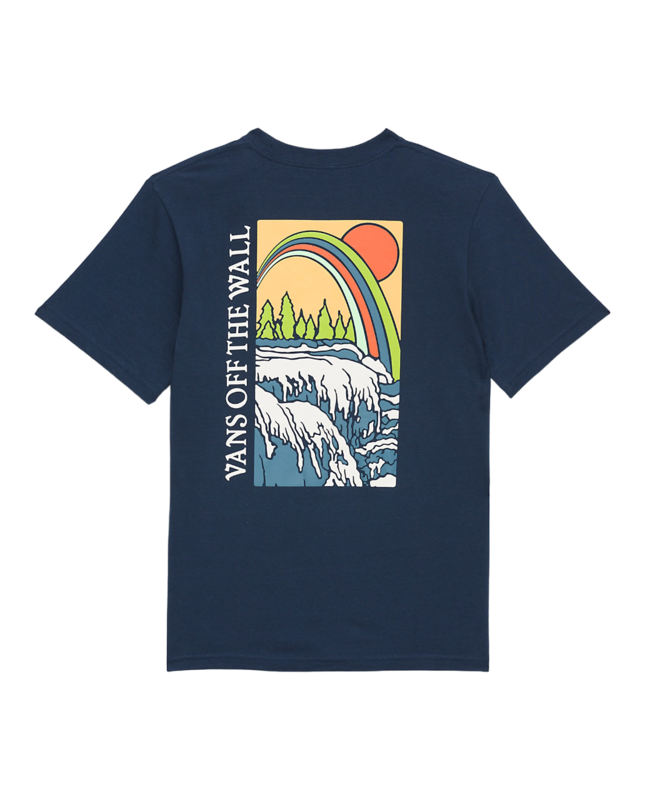 Vans Kids Rainbow Falls T-Shirt - Dress Blues