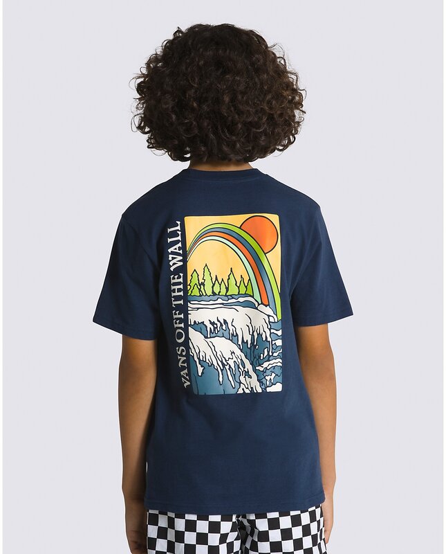 Vans Kids Rainbow Falls T-Shirt - Dress Blues