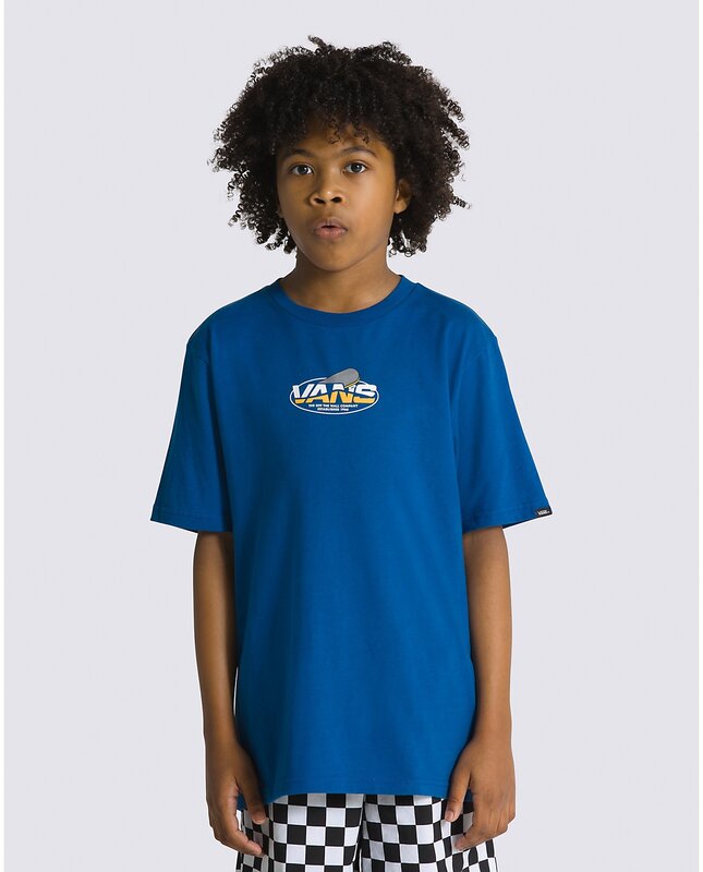 Vans Sk8 Shape T-Shirt d'Enfants - True Blue