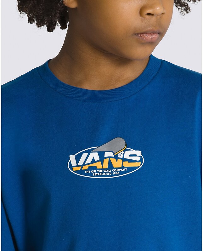 Vans Sk8 Shape T-Shirt d'Enfants - True Blue