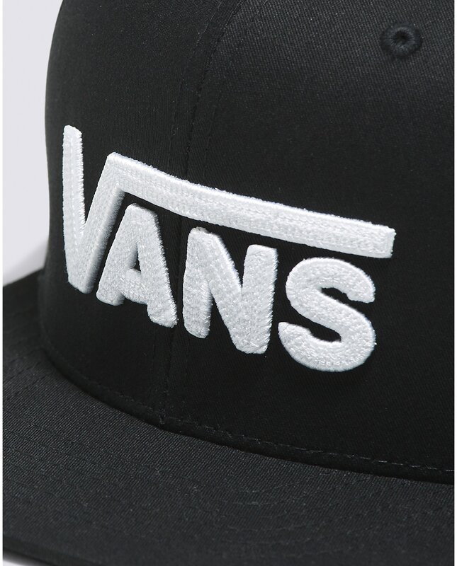 Vans Kids Drop V Snapback Hat - Black/White