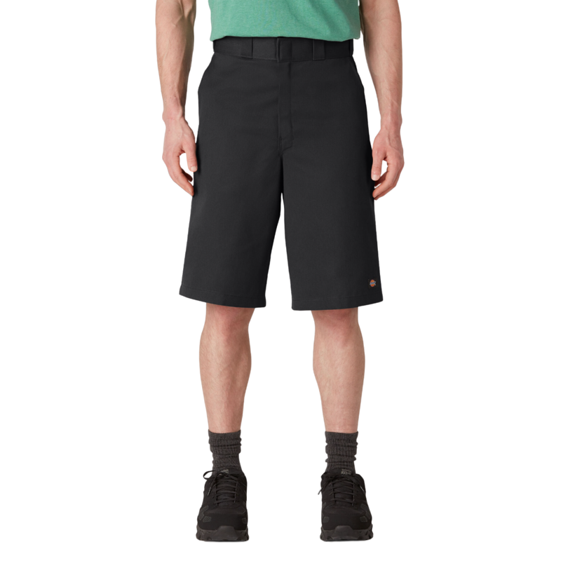 Dickies Loose Fit Flat Front Work Shorts 13" - Black (BK)