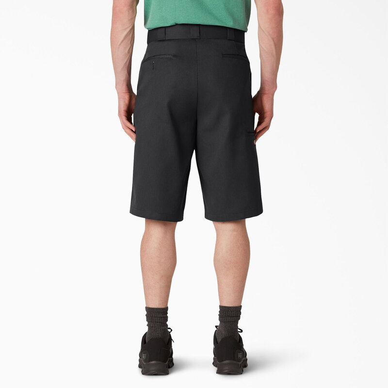 Dickies Loose Fit Flat Front Work Shorts 13" - Black (BK)