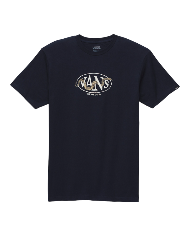 Vans Snaked Center Logo T-Shirt - Navy