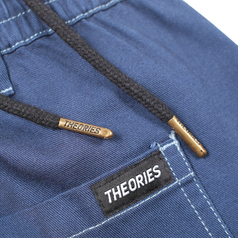 Theories Stamp Lounge Pantalon - Marine à Coutures Contrastées