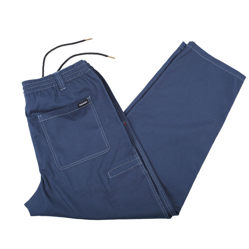 Theories Stamp Lounge Pant - Navy Contrast Stitch