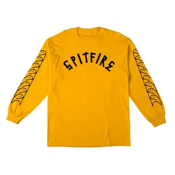 Spitfire Gonz Shmoo Sleeve L/S Tee - Gold