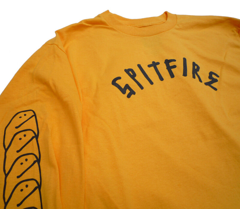 Spitfire Gonz Shmoo Sleeve L/S Tee - Gold