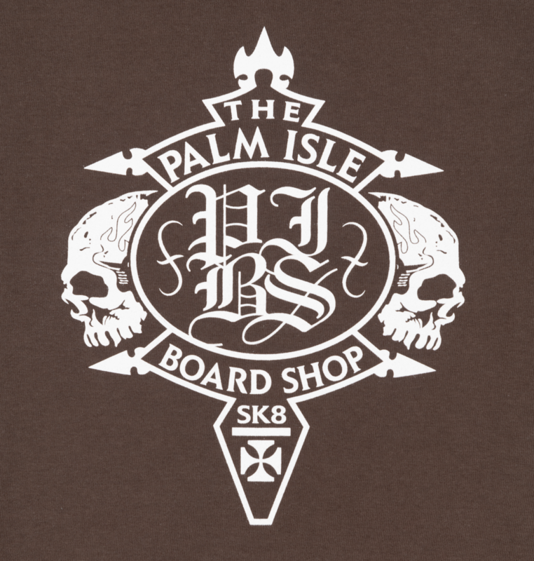 Palm Isle Crest T-Shirt - Brown