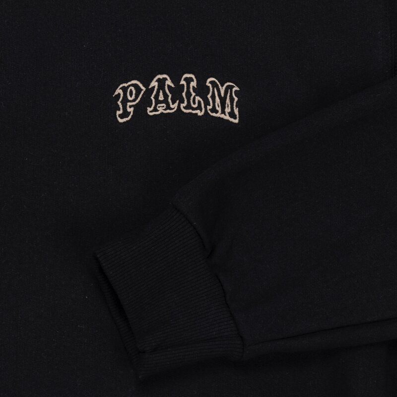 Palm Isle League Embroidered Crewneck - Black