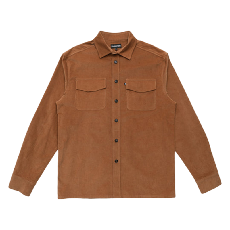 Pass~Port Chemise Micro Cord Workers - Caramel