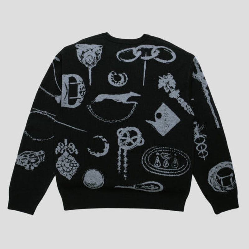 Pass~Port Trinkets Knit Sweater - Black - Palm Isle Skate Shop