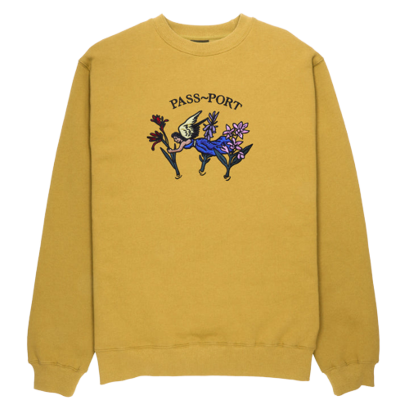 Pass~Port Gardening Appliqué Sweater - Mustard