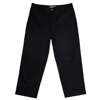 Frosted Stretchy Cotton Pants - Black