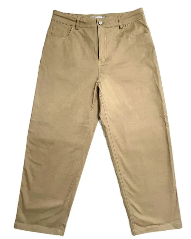 Frosted Pantalon Stretchy Cotton - Beige