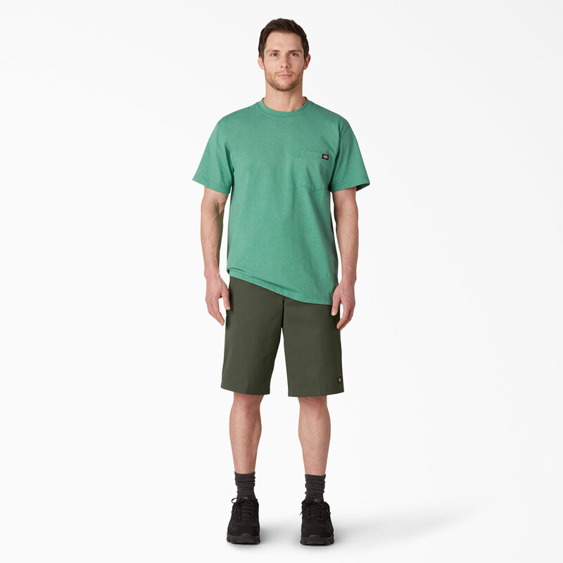 Dickies Loose Fit Flat Front Work Shorts 13" - Olive Green (OG)