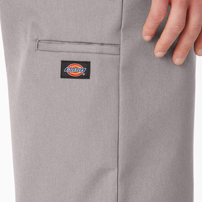 Dickies Loose Fit Flat Front Work Shorts 13" - Silver (SV)