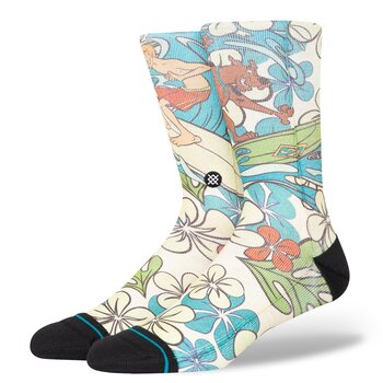 Stance Scooby-Doo Surfs Up Shaggy Crew Socks - Blue