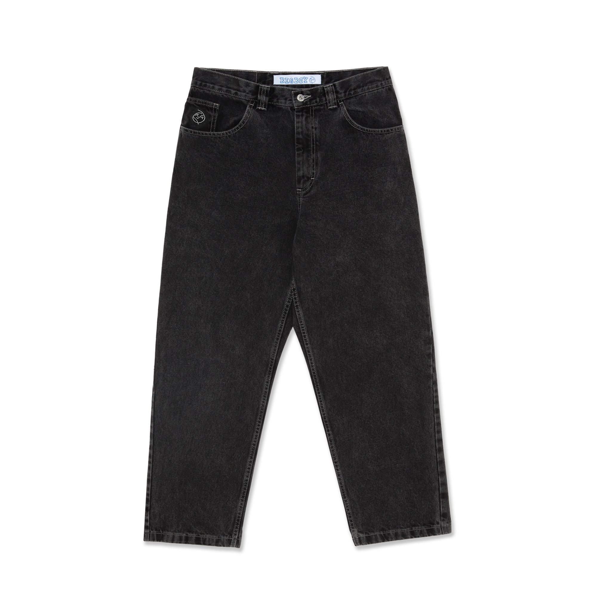 Polar Skate Co. Big Boy Jeans - Silver Black - Palm Isle Skate Shop