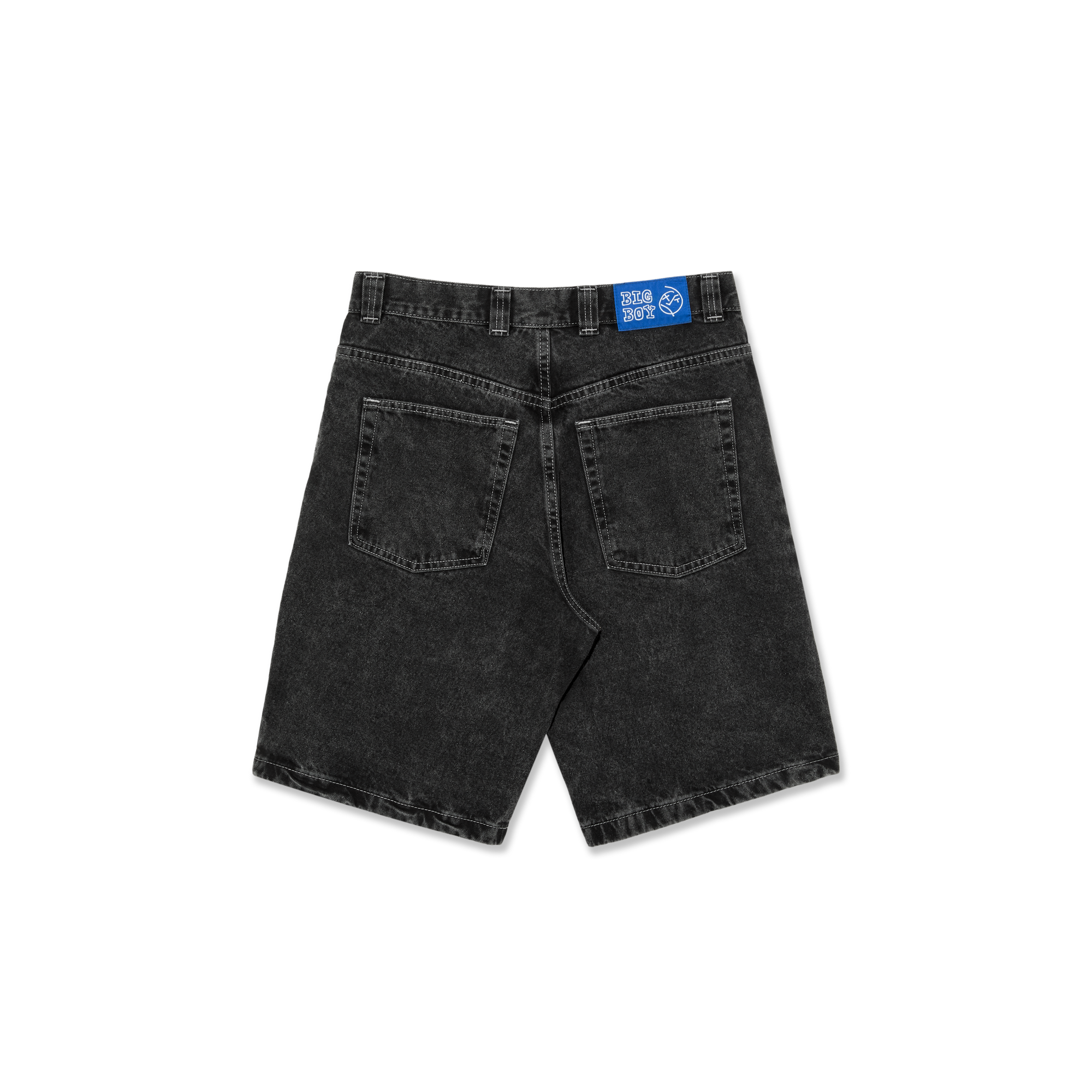 Polar Skate Co. Big Boy Shorts - Silver Black - Palm Isle Skate Shop