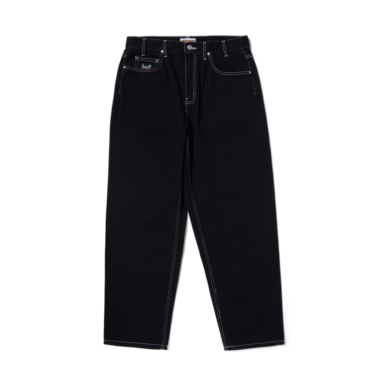 HUF Cromer Pantalon - Noir/Blanc