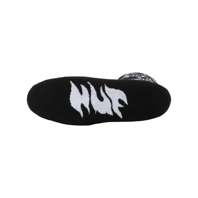 HUF Twin Dragon Crew Sock - Black