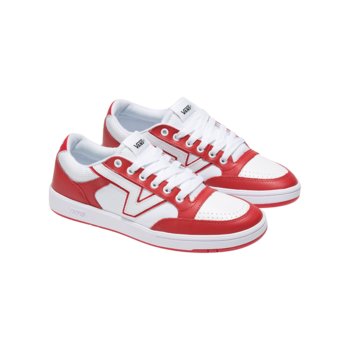 Vans Lowland ComfyCush New Varsity Shoe - Red/True White