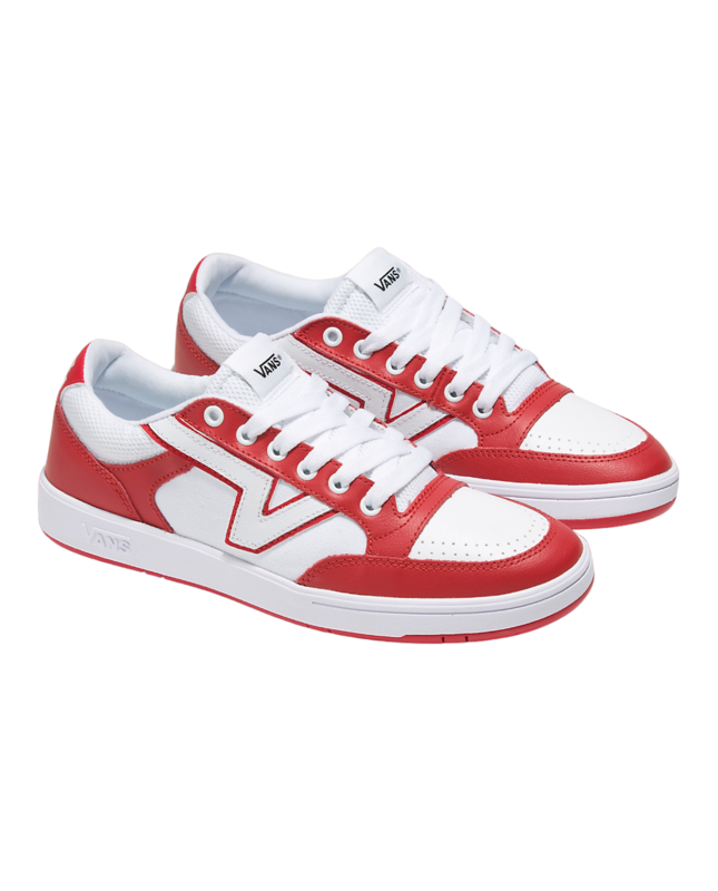 Vans Lowland ComfyCush New Varsity Shoe - Red/True White