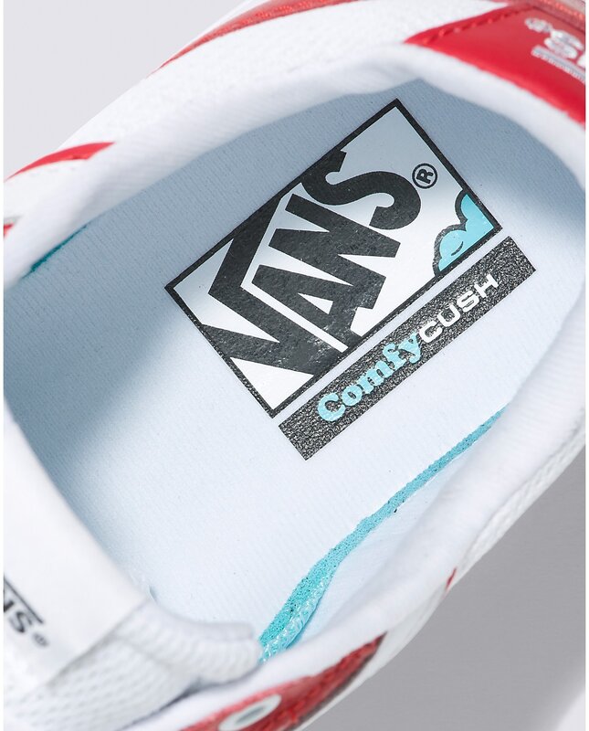 Vans Lowland ComfyCush New Varsity Shoe - Red/True White