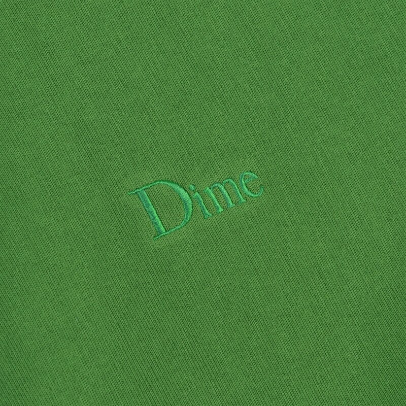 Dime Classic Small Logo Crewneck - Green