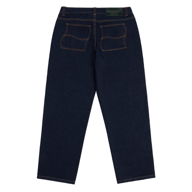 Relaxed Fit Carpenter Jeans in Stone Wash Indigo - Glue Store