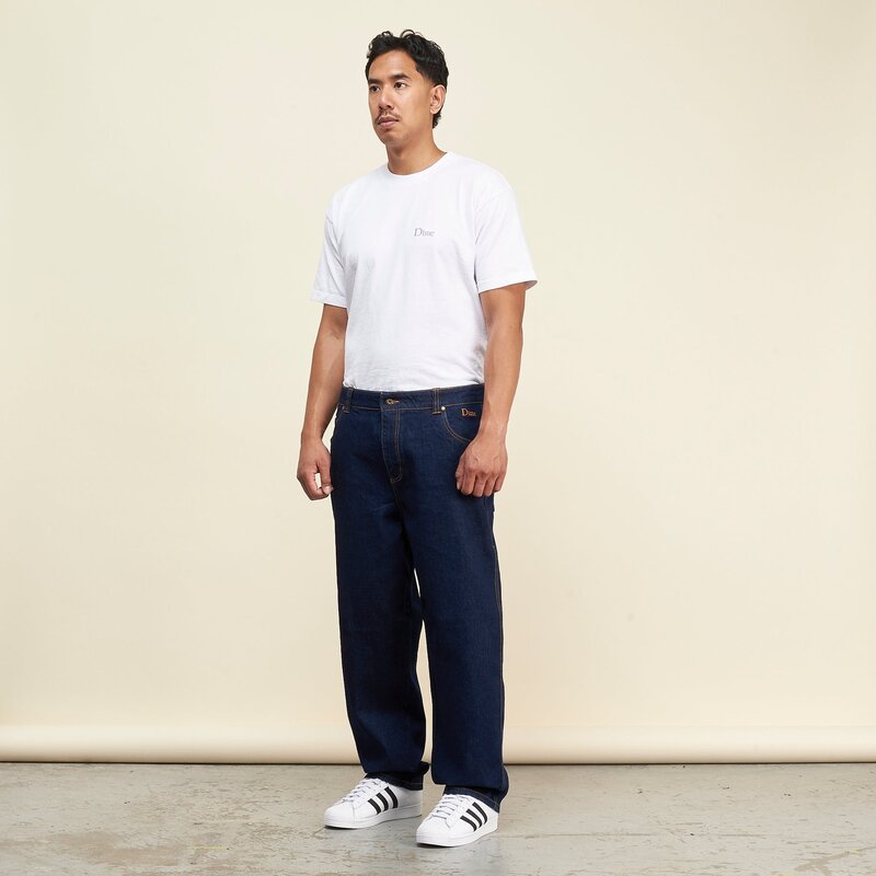 Dime Relaxed Denim Pants - Indigo