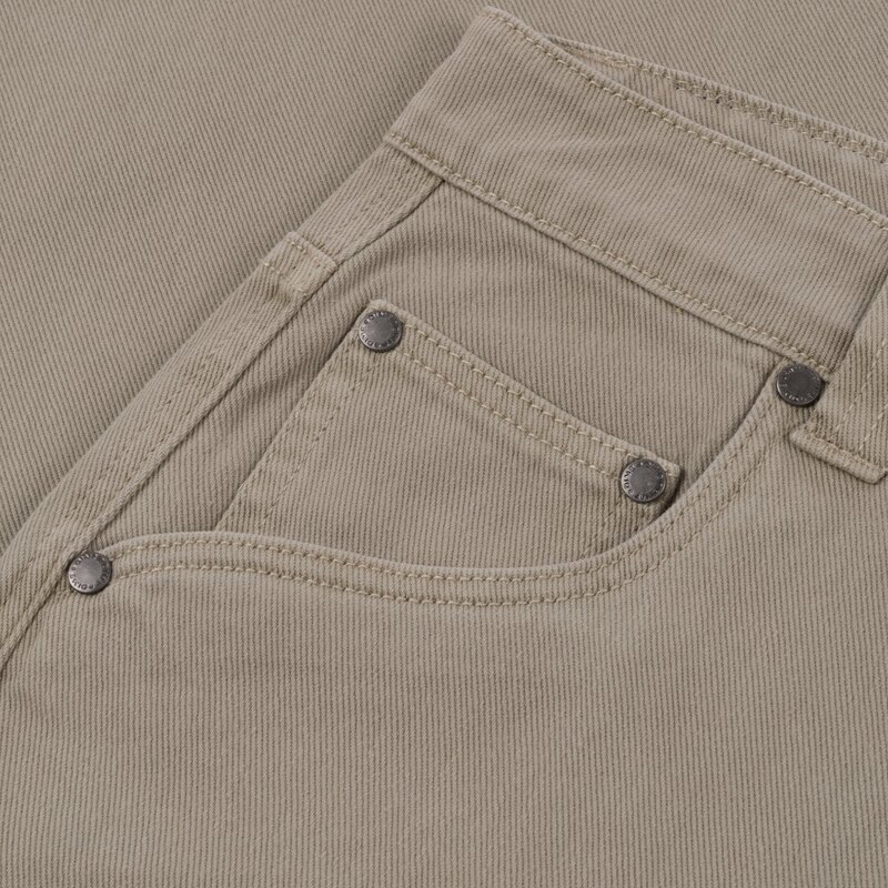 Dime Baggy Denim Pants - Khaki