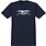 AntiHero Basic Eagle T-Shirt Ringspun - Sport Dark Navy/White