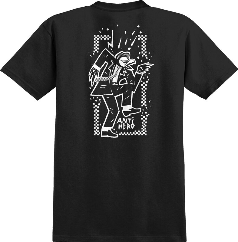 AntiHero Rude Bwoy T-Shirt Ringspun - Noir/Blanc