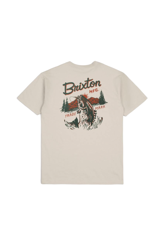 Brixton Welton S/S Standard T-Shirt - Crème