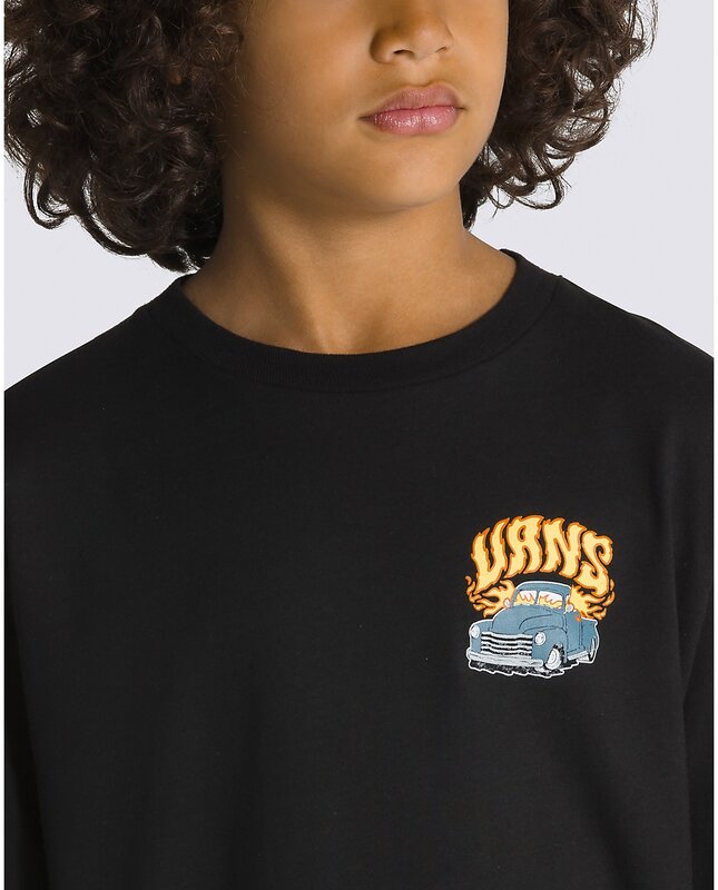 Vans Kids Fired Up Long Sleeve T-Shirt - Black