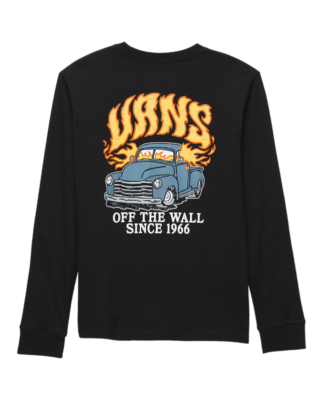 Vans Kids Fired Up Long Sleeve T-Shirt - Black