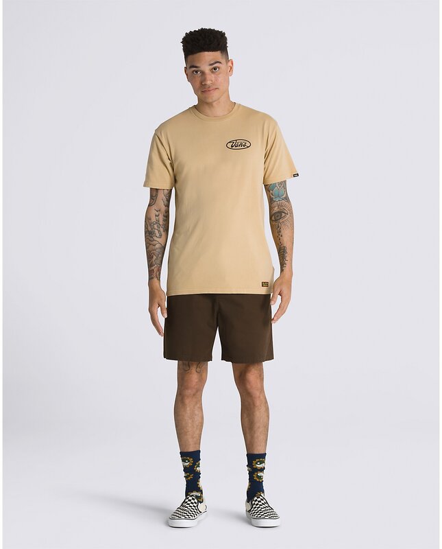 Vans Jackrabbits Grills Overdye T-Shirt - Taos Taupe