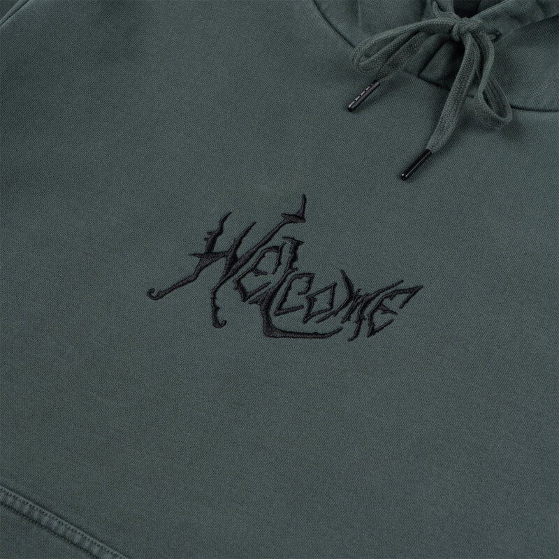Welcome Spine Garment-Dyed Hoodie - Duck